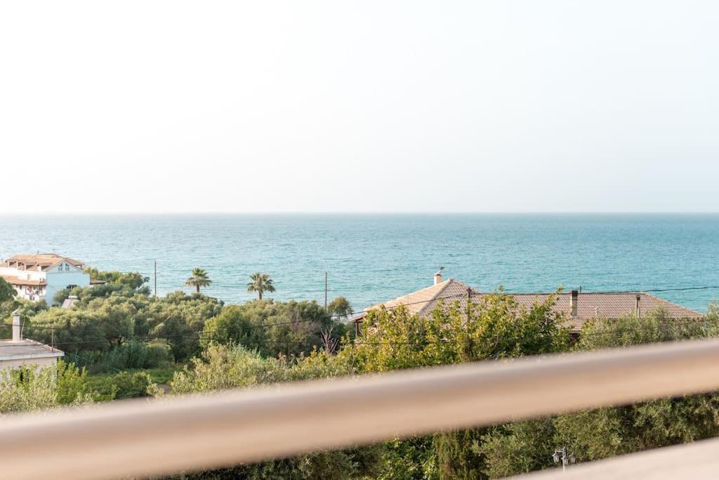 Sea View Studio At Xenios Avlais Alykanas  Bagian luar foto